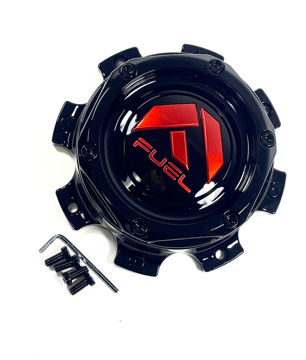 Fuel Offroad Wheels Gloss Black Custom Wheel Center Cap # 1004-08GBQ (1 CAP)