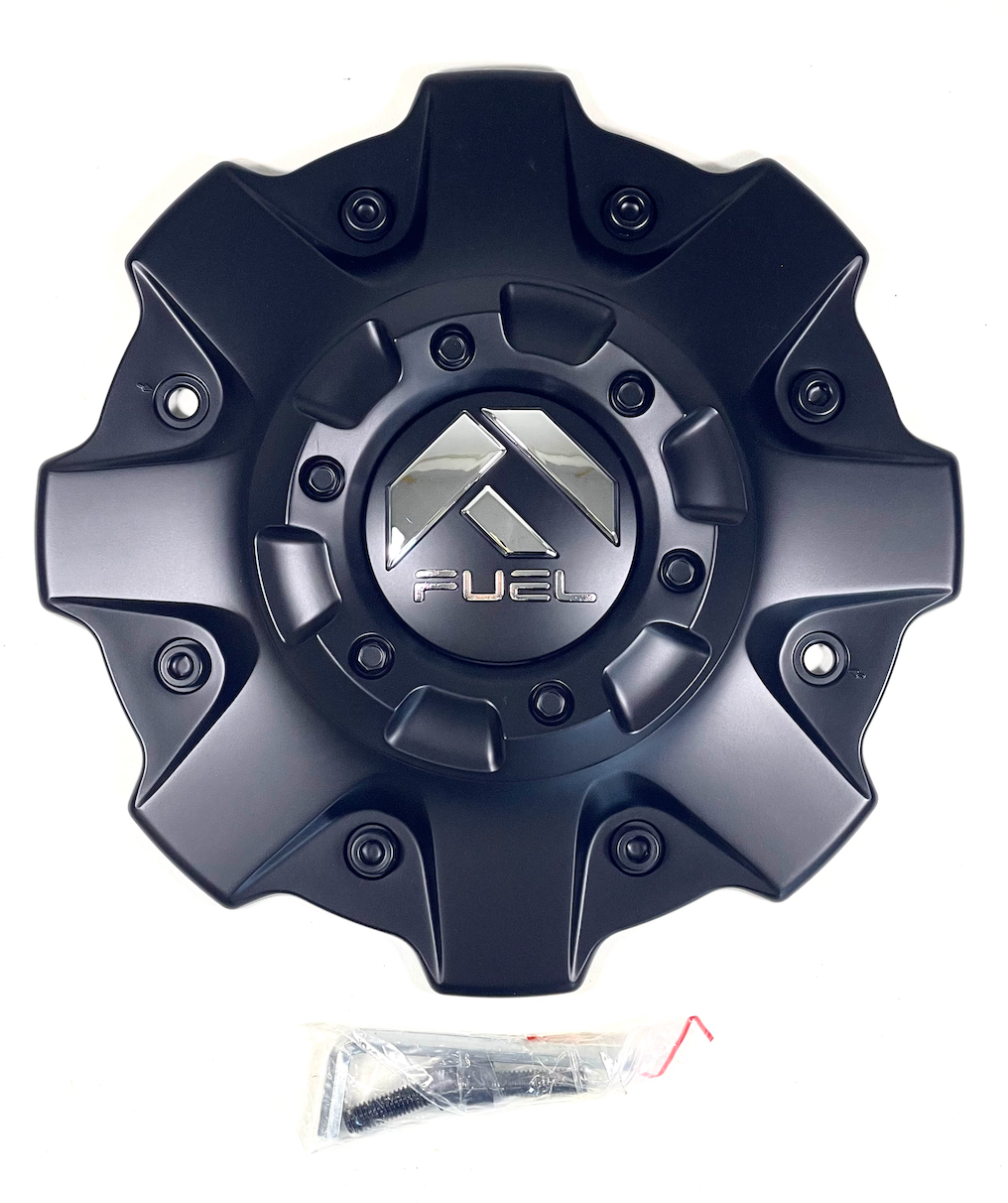 Fuel Off-Road Matte Black Wheel Center Cap 1002-79MBR (1 CAP) + SCREWS