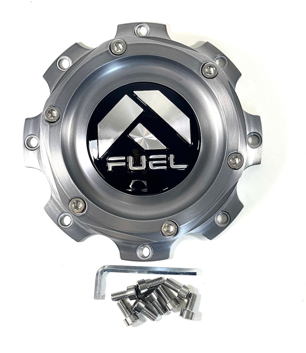 Fuel Off-Road Gloss Brushed Tint Wheel Center Cap 1005-47-08LRT (1 CAP) + SCREWS