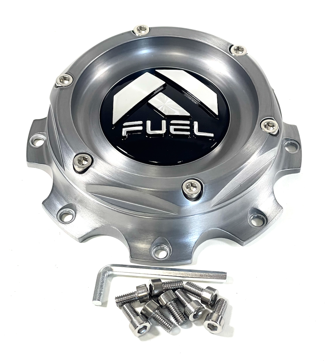 Fuel Off-Road Gloss Brushed Tint Wheel Center Cap 1005-47-08LRT (1 CAP) + SCREWS