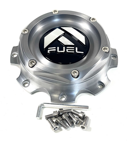 Fuel Off-Road Gloss Brushed Tint Wheel Center Cap 1005-47-08LRT (1 CAP) + SCREWS