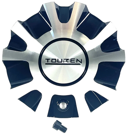 TOUREN TR3 3130 C103130MF black machined center cap front view