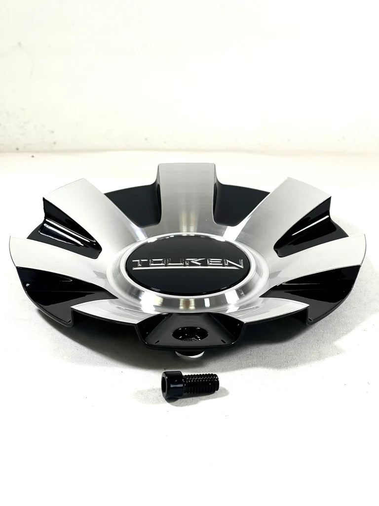 TOUREN JF006 black center cap angled view