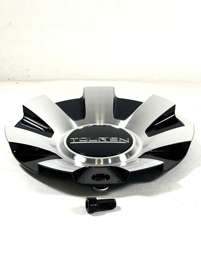 TOUREN JF006 black center cap angled view