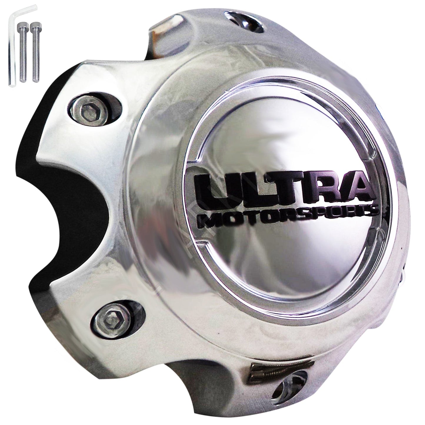 Ultra Motorsports Wheels Chrome Wheel Center Cap Caps # 89-9765 (4 CAPS) 6 LUG