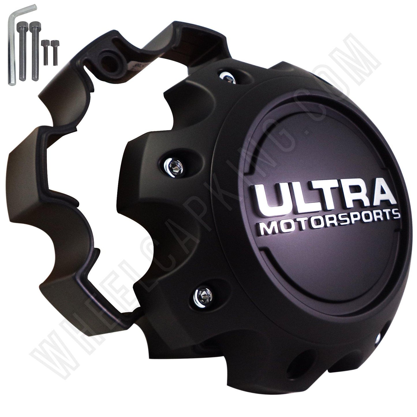 Ultra Wheels Flat Black Custom Wheel Center Caps # 89-9780 / 89-SPACER-8SB (1 CAP)