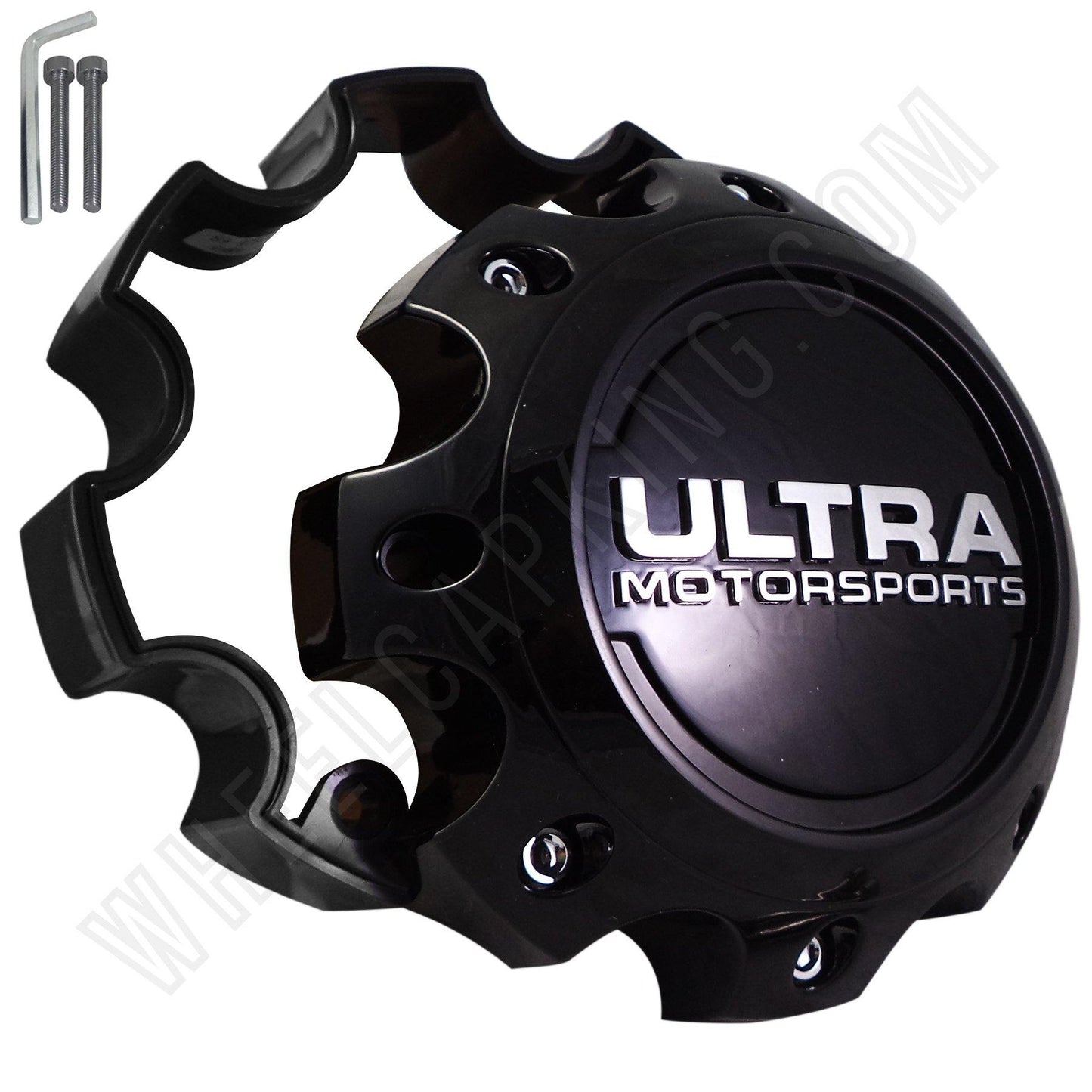 Ultra Wheels Gloss Black Custom Wheel Center Caps # 89-9780 / 89-9779-CAP (1 CAP)