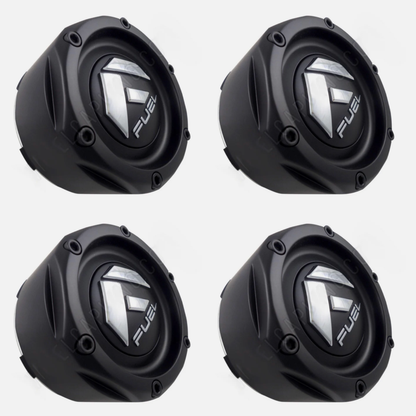 Fuel Offroad Wheels Matte Black Snap In Wheel Center Cap 1003-49TMB NEW (4 CAPS) TALL