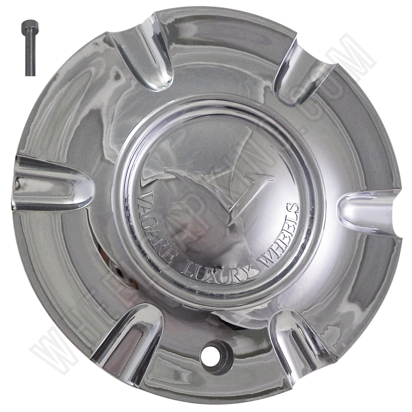 Vagare Wheels Chrome Custom Wheel Center Cap # S1050-NS02 /  C-053-2 (1 CAP)