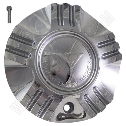 Vagare Wheels Chrome Custom Wheel Center Caps # C-055-1-1/S1050-NS01 (1 CAP)