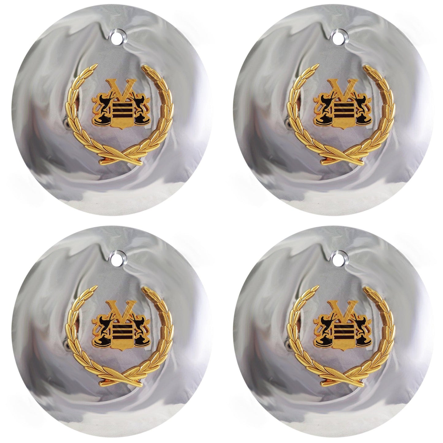 Vogue Wheels Chrome Custom Wheel Center Cap # 10885 (4 CAPS)