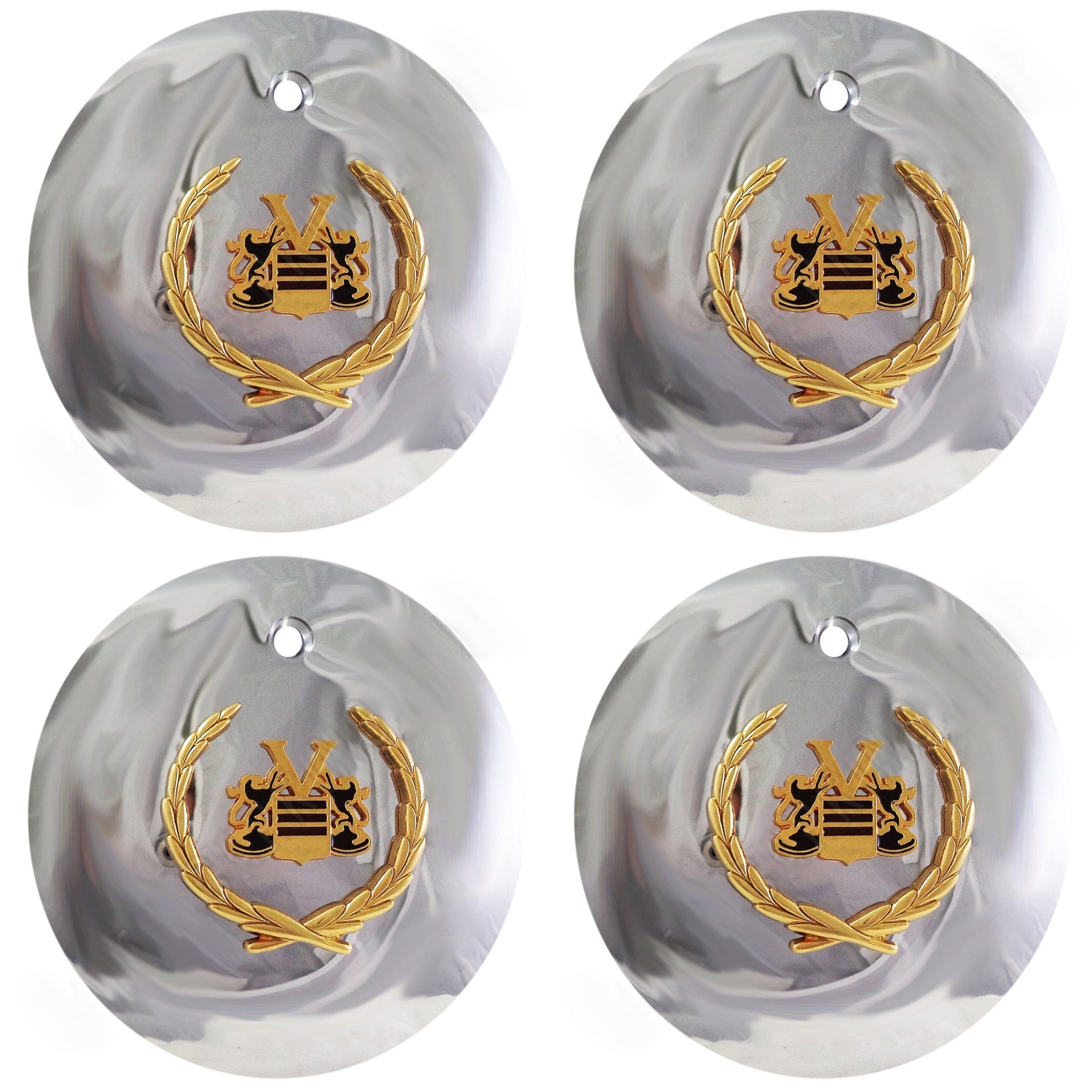 Vogue Wheels Chrome Custom Wheel Center Cap # 10885 (4 CAPS)