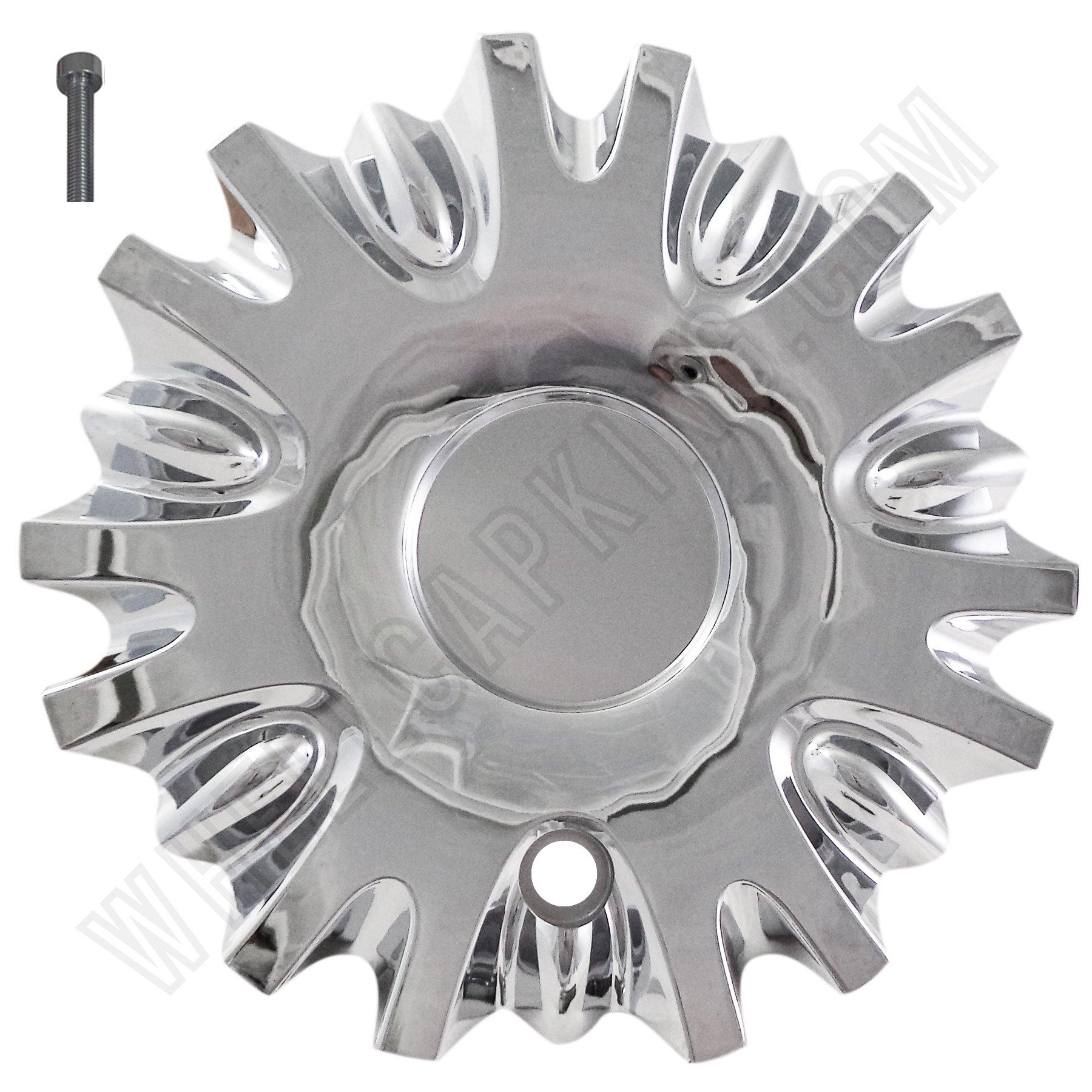 Vogue Wheels Chrome Custom Wheel Center Cap # 9150-15 / 407L190 (4 CAPS)