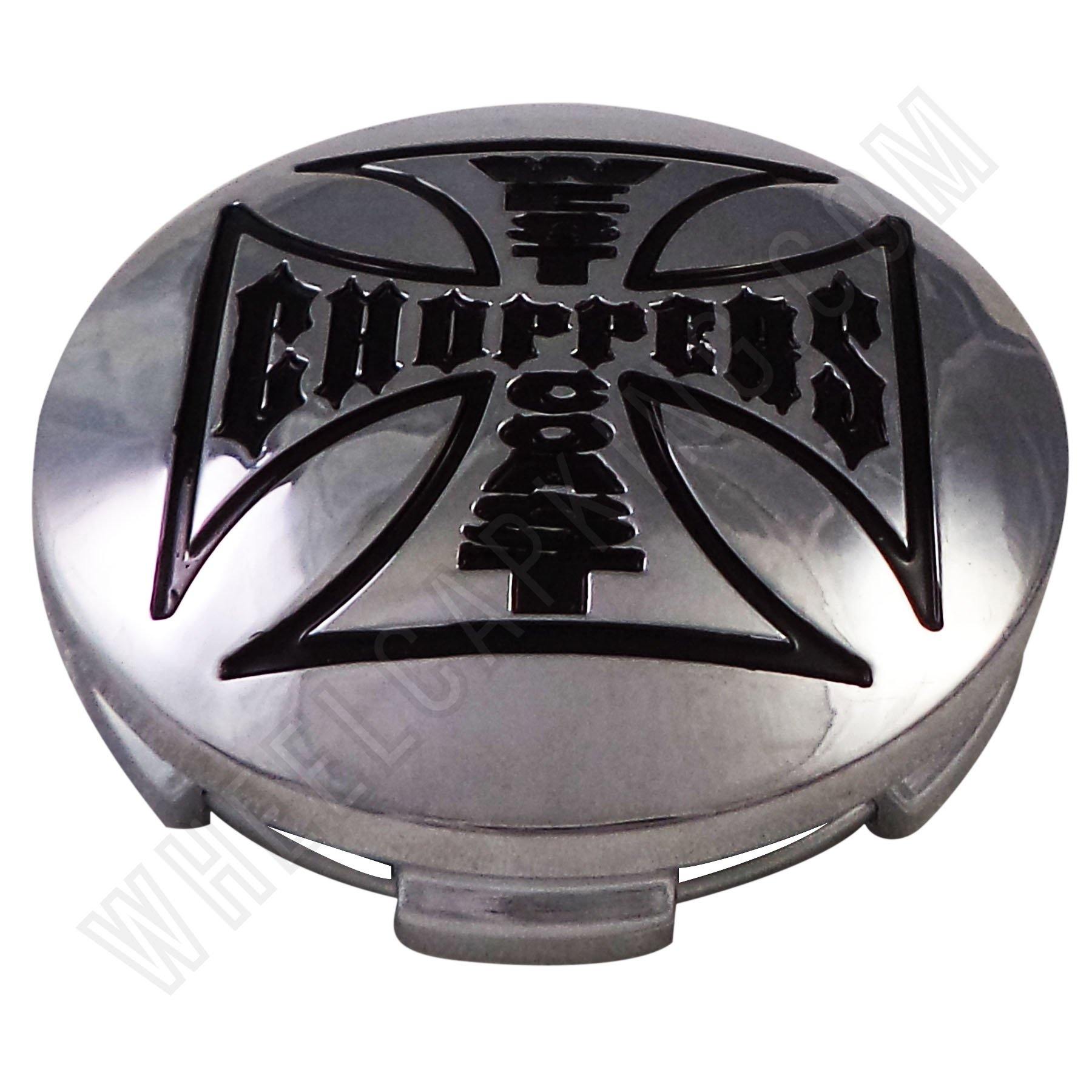 Jesse James West Coast Choppers Chrome Custom Wheel Center Cap # 7810-15 / 1000-98 (1 CAP)