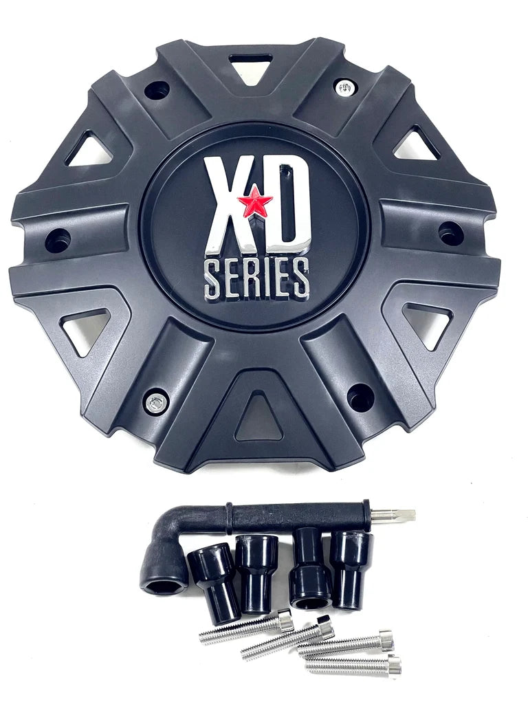 KMC XD822 Monster II M-959SB Satin Black Wheel Center Cap (1Pc)