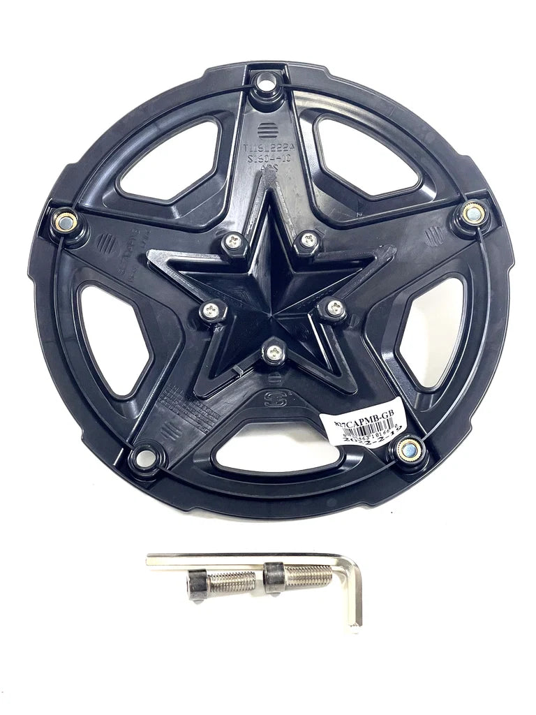 KMC XD827 Rockstar III 827CAP Matte Black Center Caps (Set of 4)