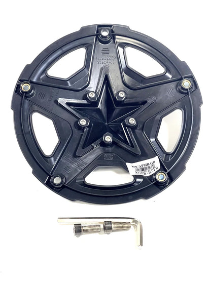 KMC XD827 Rockstar III 827CAP Matte Black Center Caps (Set of 4)