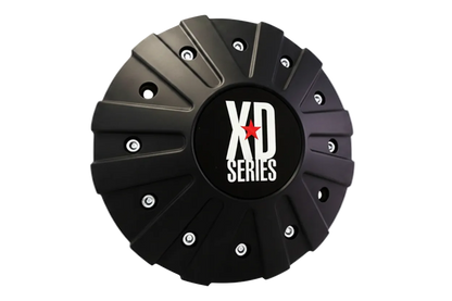 XD 846L215B black wheel center cap front view