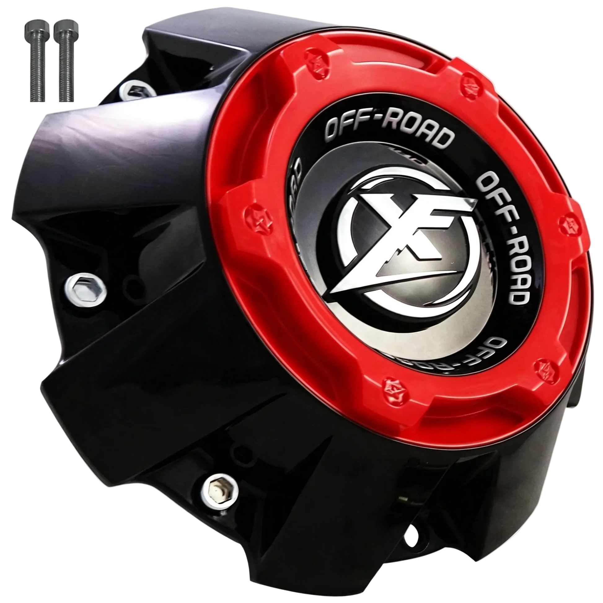 XF Off-Road 1444L227H black red center cap