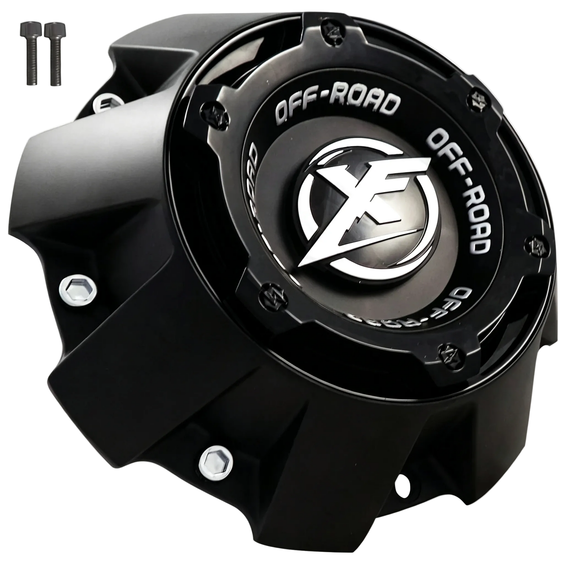 XF Off-Road 1444L227H flat black center cap