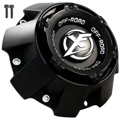 XF Off-Road 1444L227H flat black center cap
