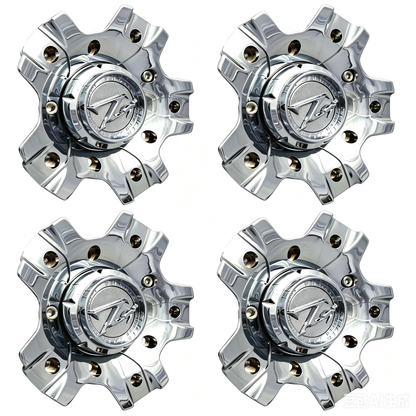 Four ZINIK Z-27 M-346 chrome center caps