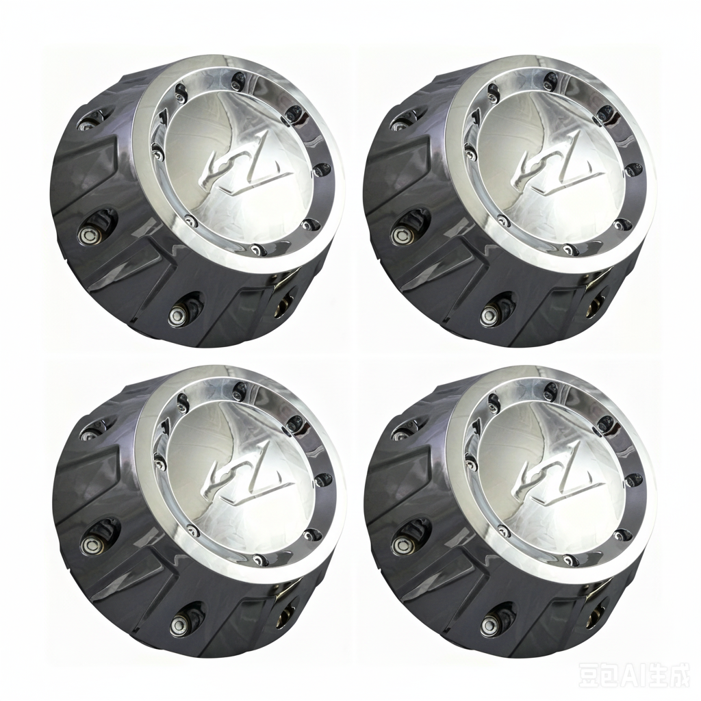 Four ZINIK Z-70 chrome wheel center caps