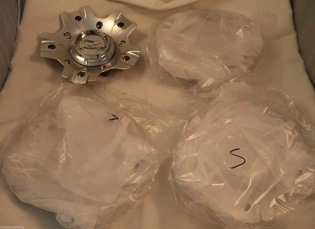 Four ZINIK Z-27 M-346 silver center caps