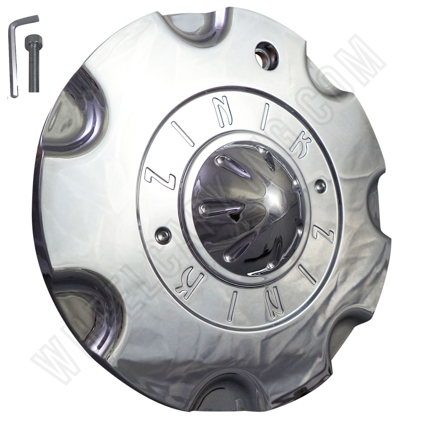 ZINIK Z-8 Chrome Wheel Center Cap (4 CAPS)