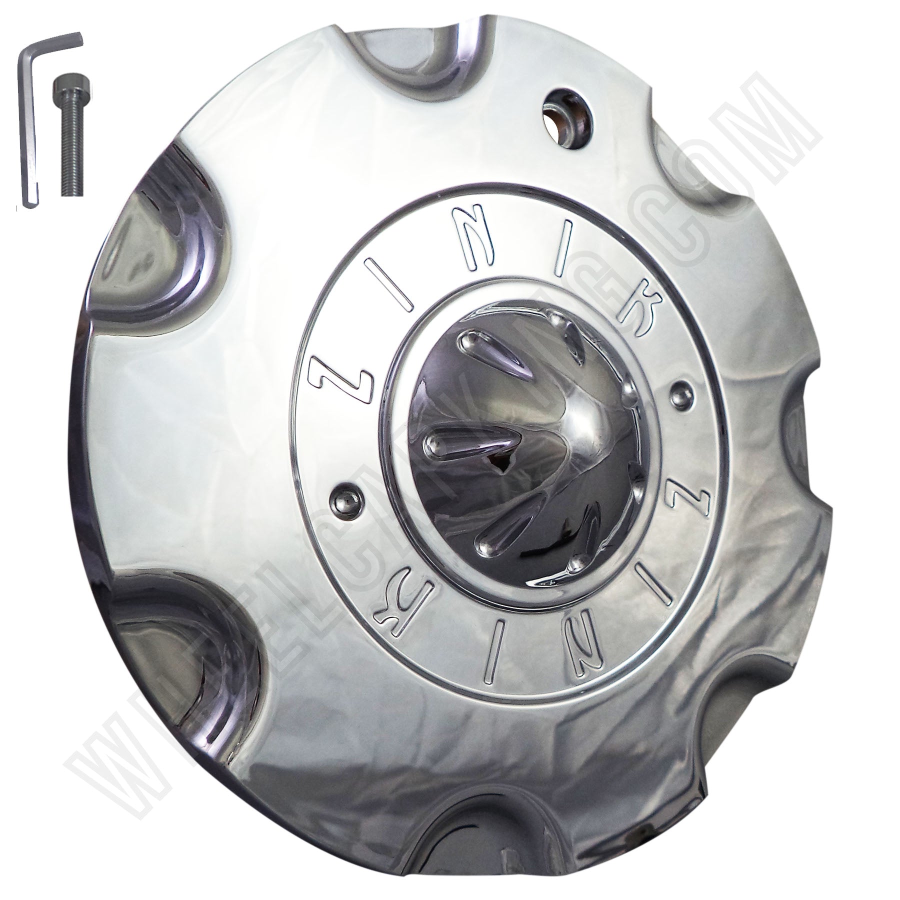 ZINIK Z-8 Chrome Wheel Center Cap (4 CAPS)