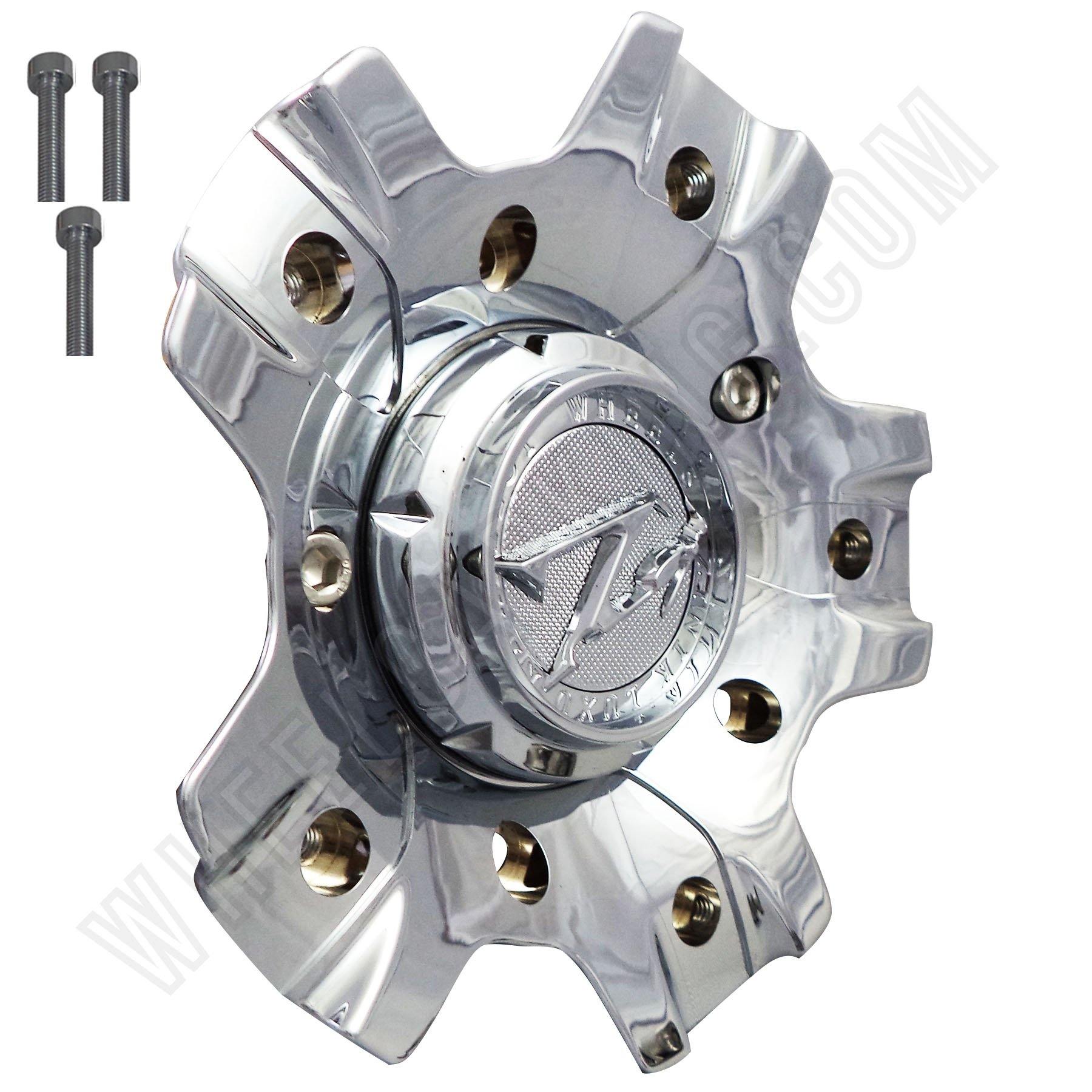 Zinik Wheels Chrome Custom Wheel Center Cap Caps Set 4 # Z-27 / CAP M-346