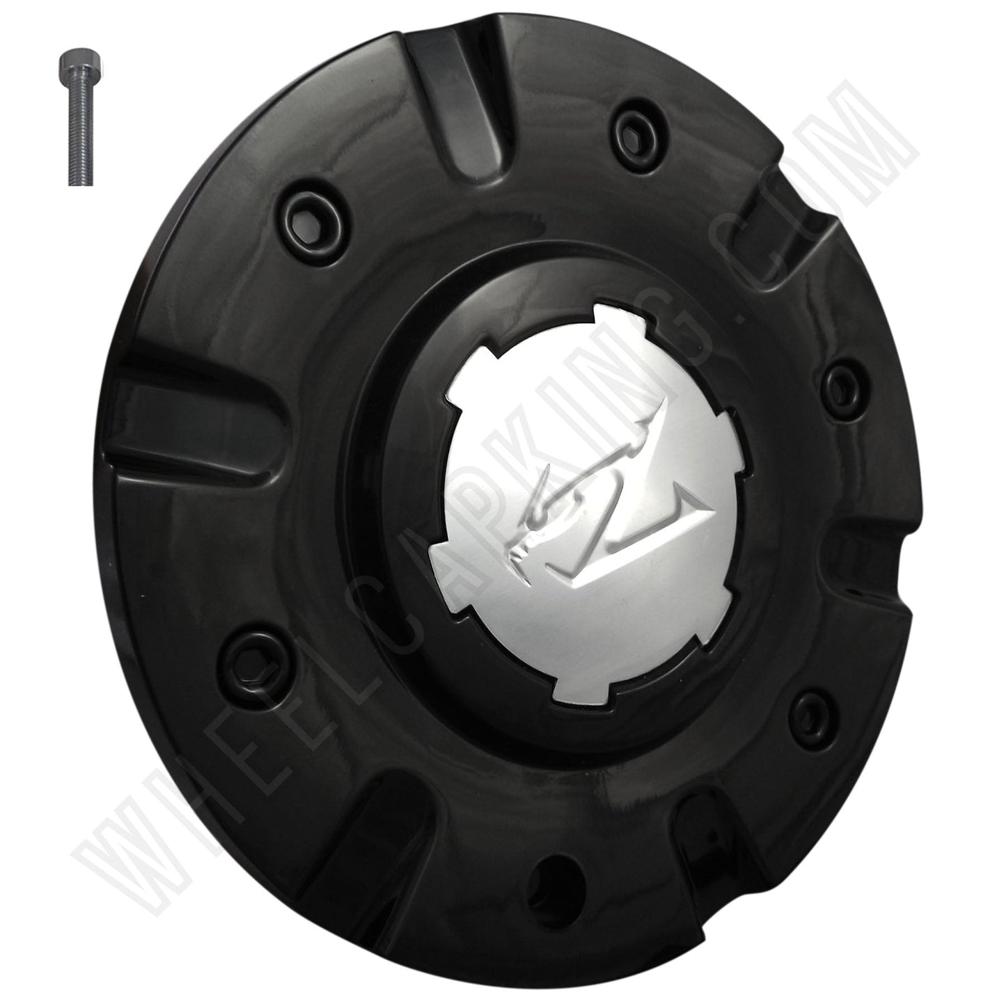 ZINIK Z-9 / CAP-Z090 Gloss Black Wheel Center Cap (1 CAP) SMALL VERSION