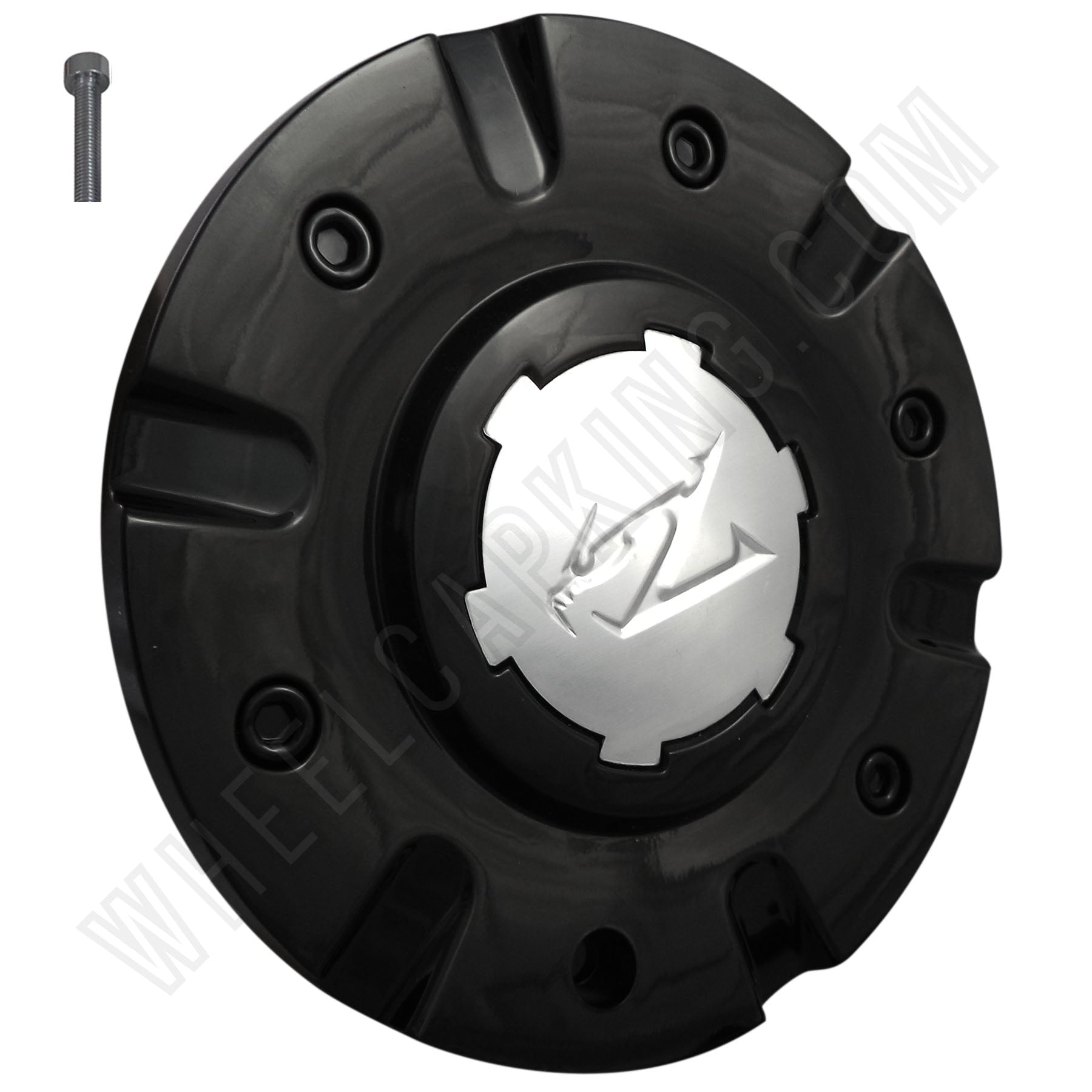 ZINIK Z-9 / CAP-Z090 Gloss Black Wheel Center Cap (1 CAP) SMALL VERSION