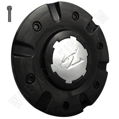 ZINIK Z-9 / CAP-Z090 Gloss Black Wheel Center Cap (1 CAP) SMALL VERSION