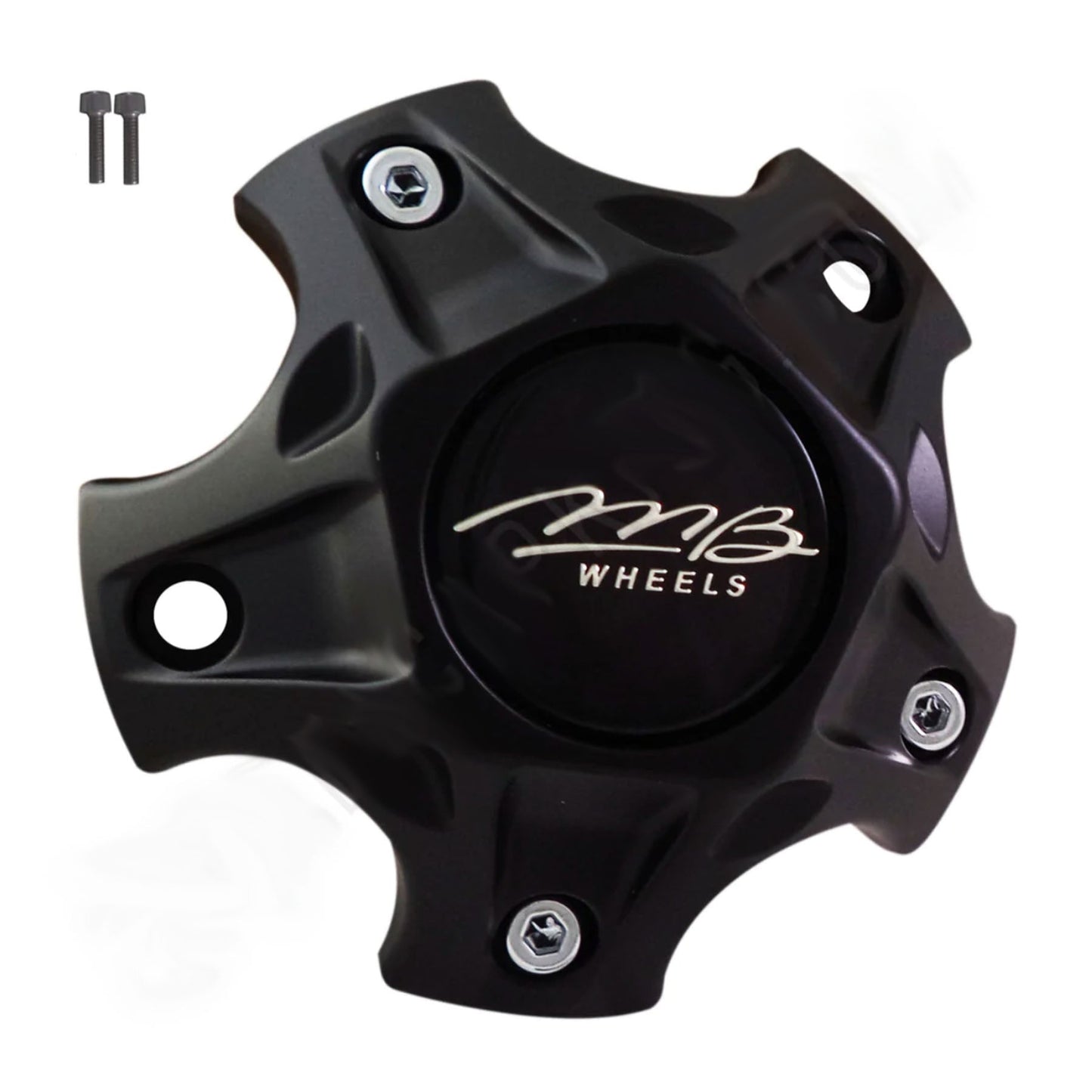 MB Motorsports Wheels Black Custom Wheel Center Cap # BC-846 (4 CAPS)
