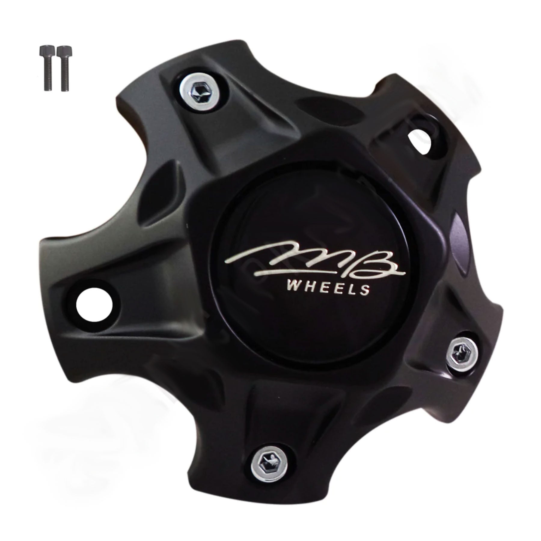 MB Motorsports Wheels Black Custom Wheel Center Cap # BC-846 (4 CAPS)
