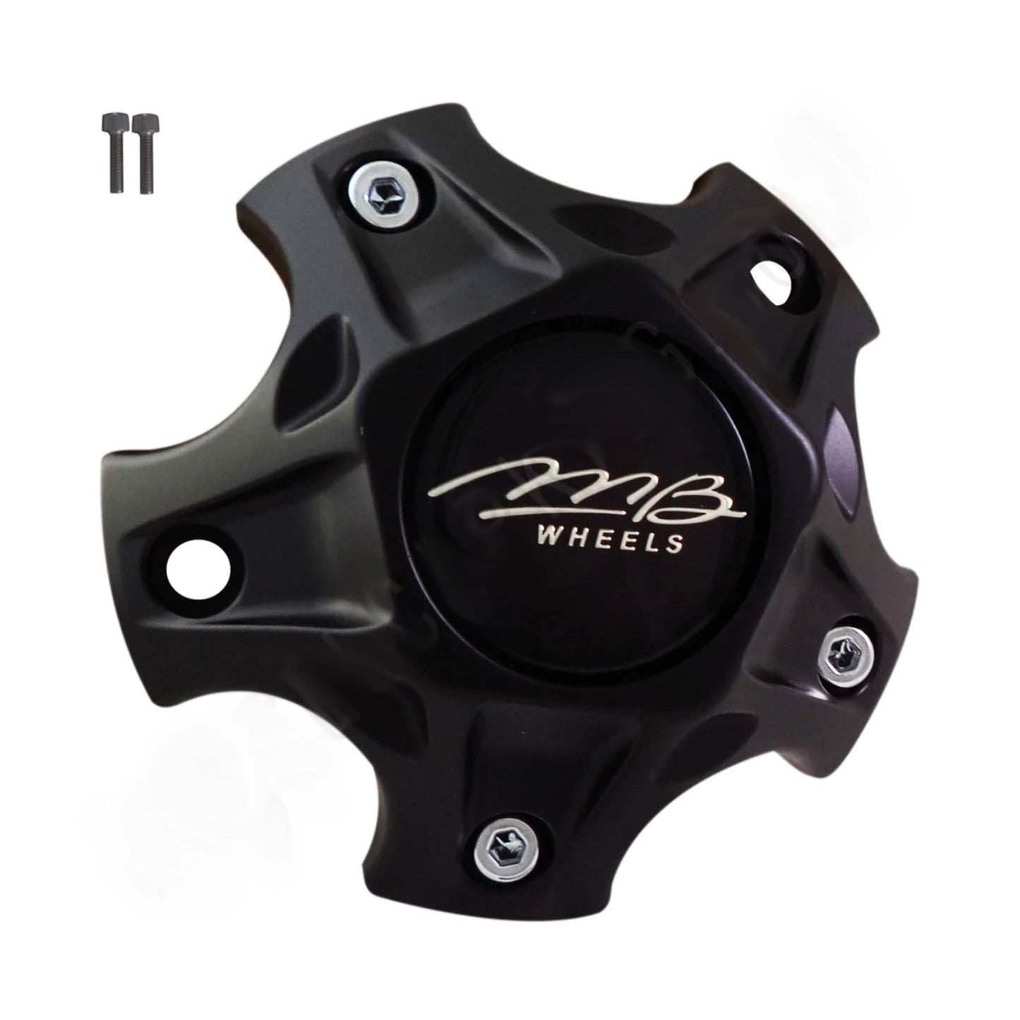 MB Motoring Flat Black Custom Wheel Center Cap # BC-847 (1 CAP)
