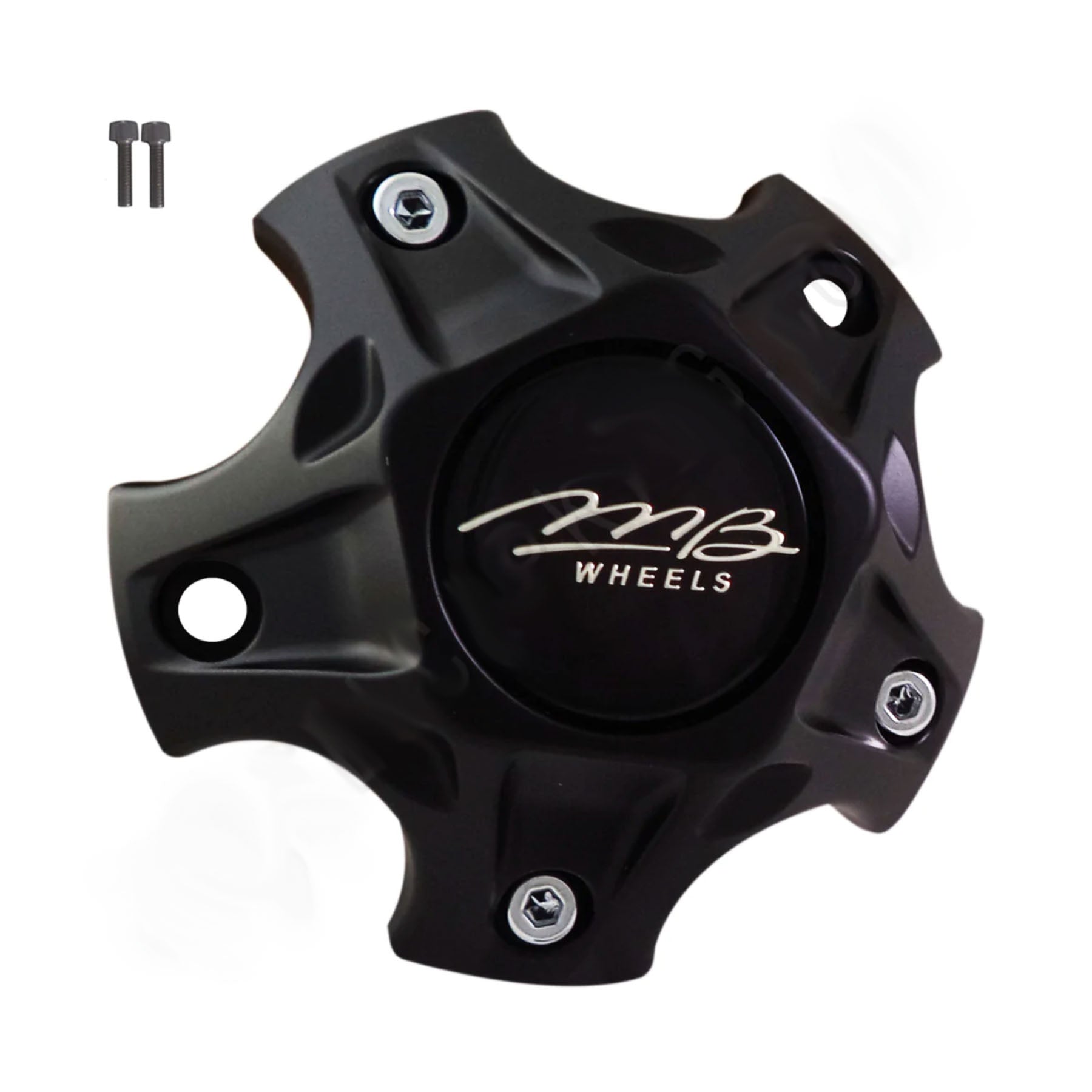 MB Motoring Flat Black Custom Wheel Center Cap # BC-847 (1 CAP)