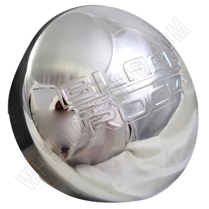 Black Rock Wheels Chrome Custom Wheel Center Cap # 330731BR (4 CAPS)