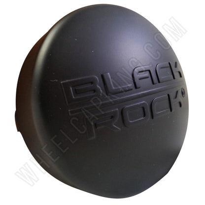 Black Rock Wheels Flat Black Custom Wheel Center Cap # 330732RB / 311122 (1 CAP)