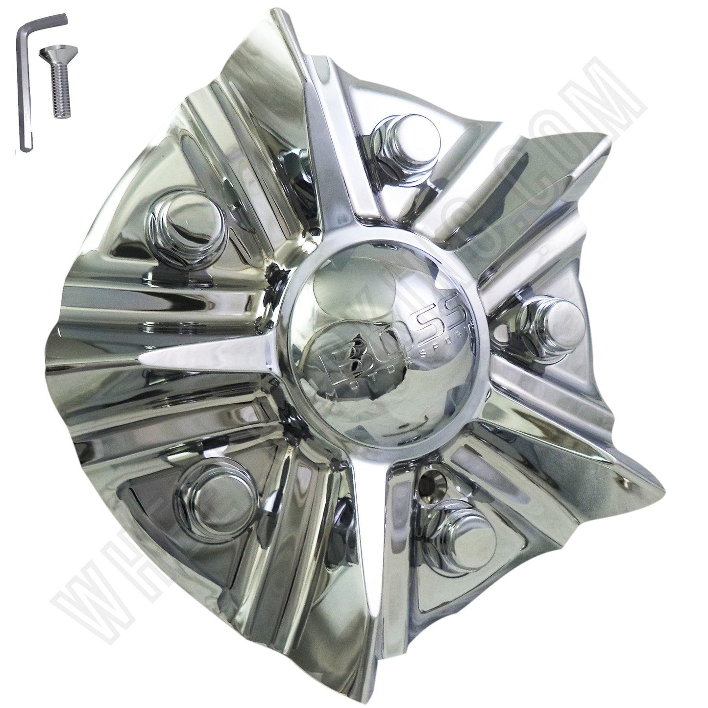 Boss Motorsports Series 348 Wheel Rim Center Cap # ACC 3314 06 SCREW ON (1 CAP)