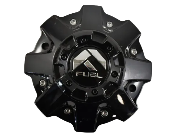 Fuel 1001-79GB M-447 gloss black wheel center cap detail