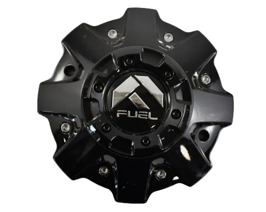 Fuel 1001-79GB M-447 gloss black wheel center cap detail