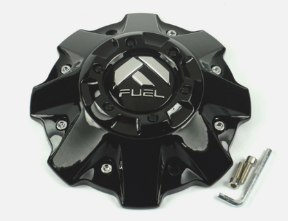 Fuel 1001-63GB Gloss Black Wheel Center Caps – Set of 4