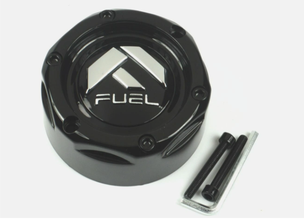Fuel 1003-42GB Gloss Black Wheel Center Caps – Set of 4 with Bolt