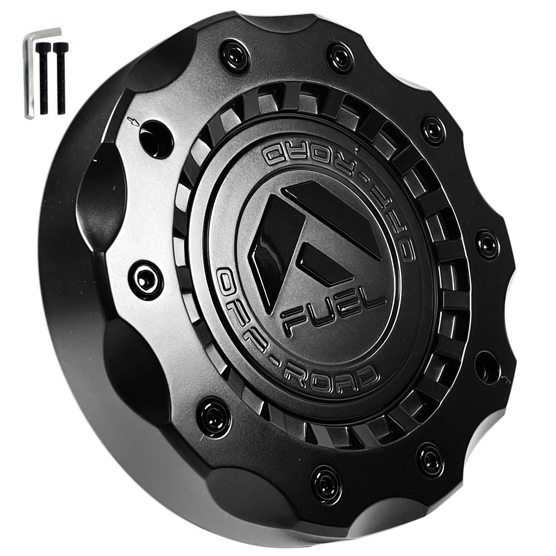 Fuel Off-Road Wheels Black Wheel Center Cap # 1005-92BLD - for 5/6L D723 Militia D725 Militia
