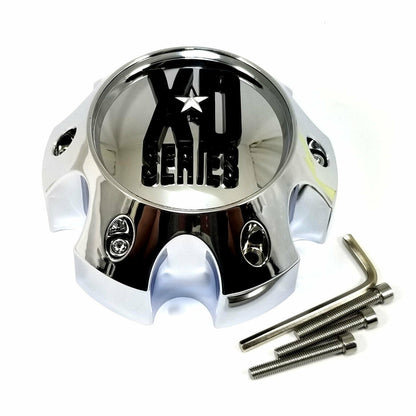 KMC XD Series Wheels # 1079L145 Chrome Custom Wheel Center Cap (1 Cap)