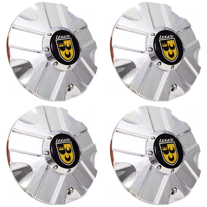 Lexani Wheels Chrome Custom Wheel Center Cap 'STERLING' # L-CAP-05 (4 CAPS)