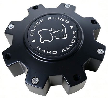 Black Rhino M-916 BK04 matte black center cap angled view