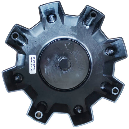 Back of Black Rhino M-916 BK01 wheel center cap
